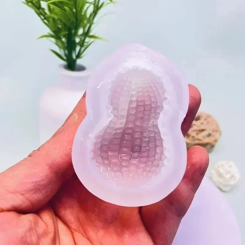 Candle Molds - 3 Buah Cetakan Silikon Kacang Simulasi
