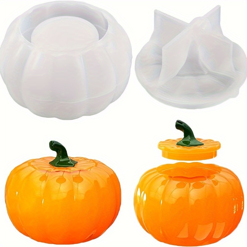Candle Molds - 2 buah stoples labu cetakan silikon