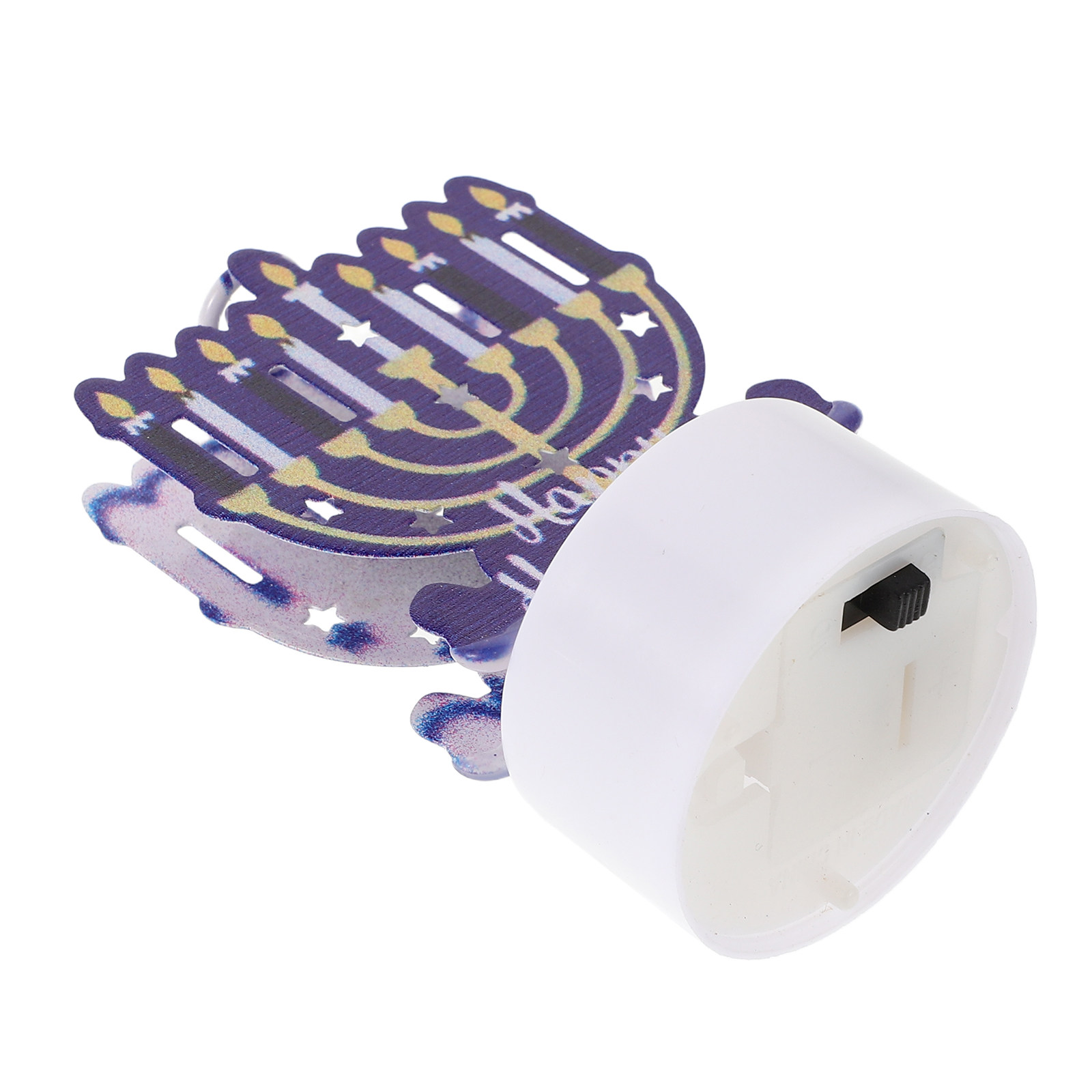 Paraffin Wax - Lilin Hanukkah LED Tanpa Api Berbentuk