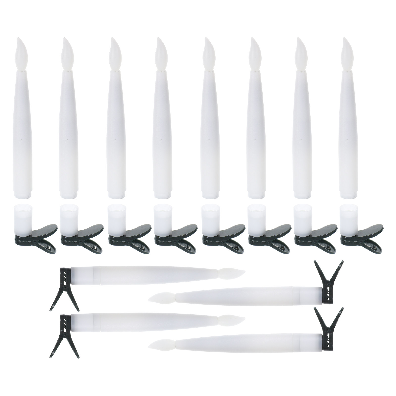 Paraffin Wax - 12 Set Dekorasi Pohon Natal LED,