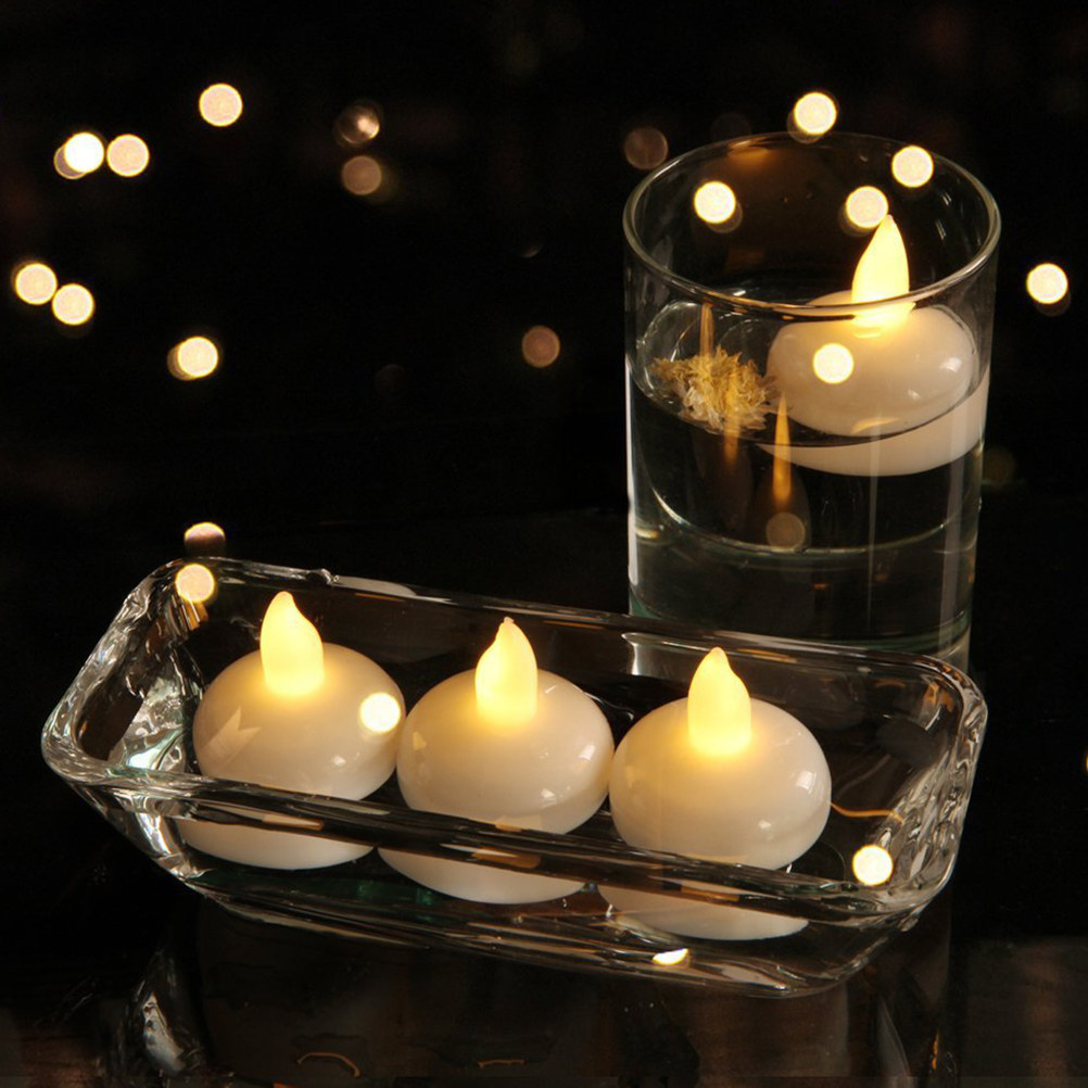 Paraffin Wax - 12 Buah Lampu Mengambang Tahan Air
