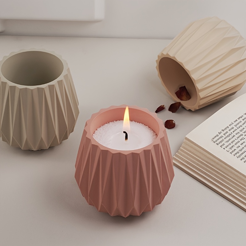 Candle Containers - Cetakan Silikon untuk Wadah Lilin, Cetakan