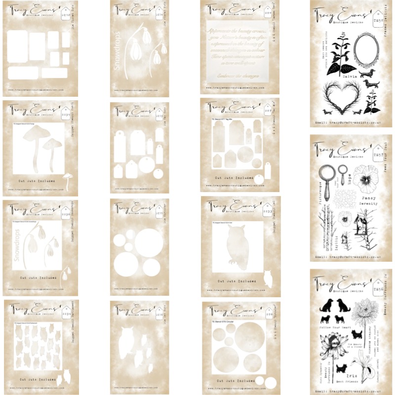 Silk Candle - Stempel dan Dies Bunga Bulat Motif