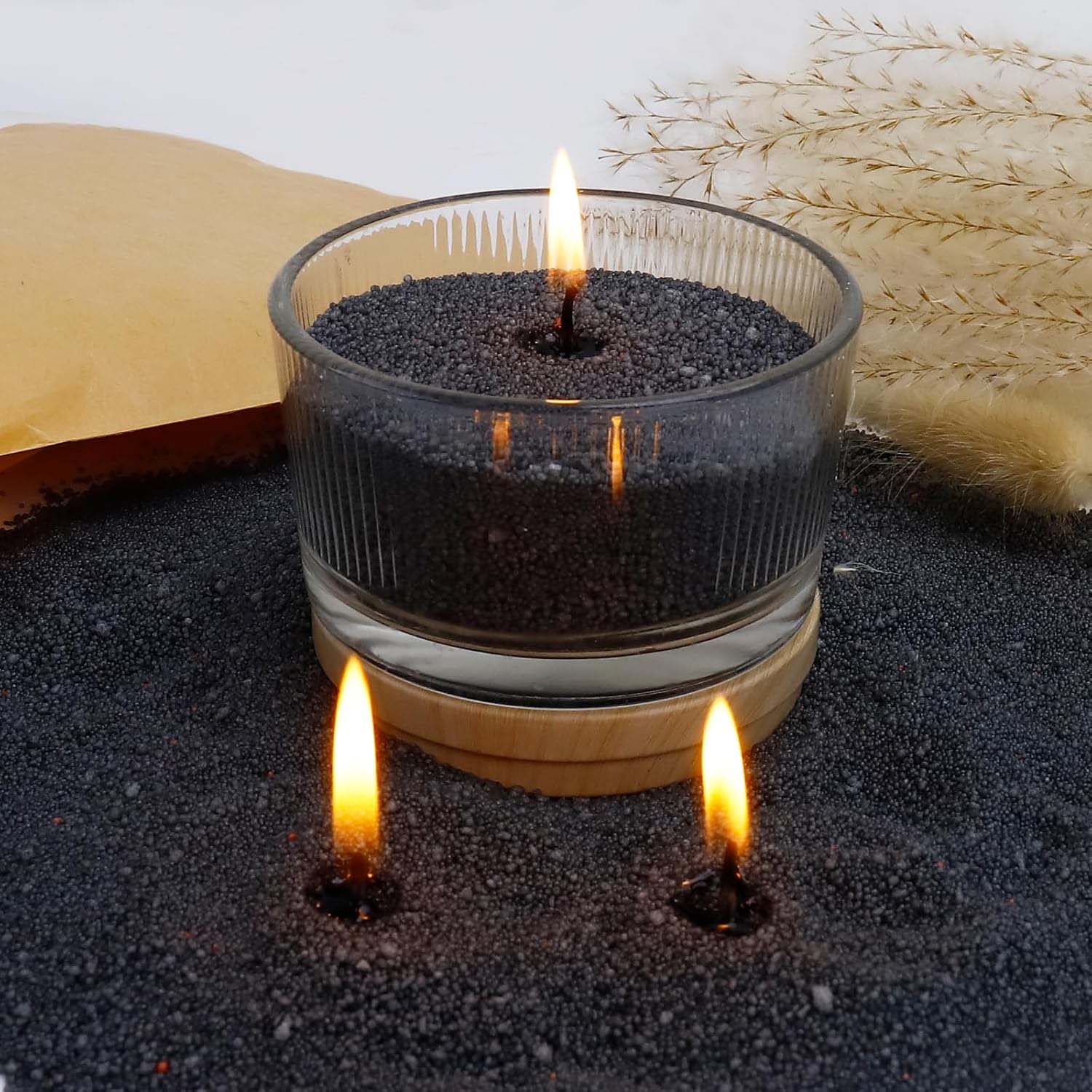 Candle Wick - Pasir Lilin Hitam dengan Sumbu, 200g