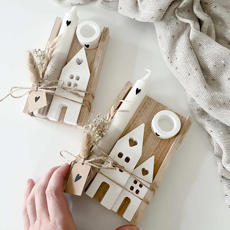 Candle Molds - DNEJIU 3pcs Cetakan Resin Silikon untuk