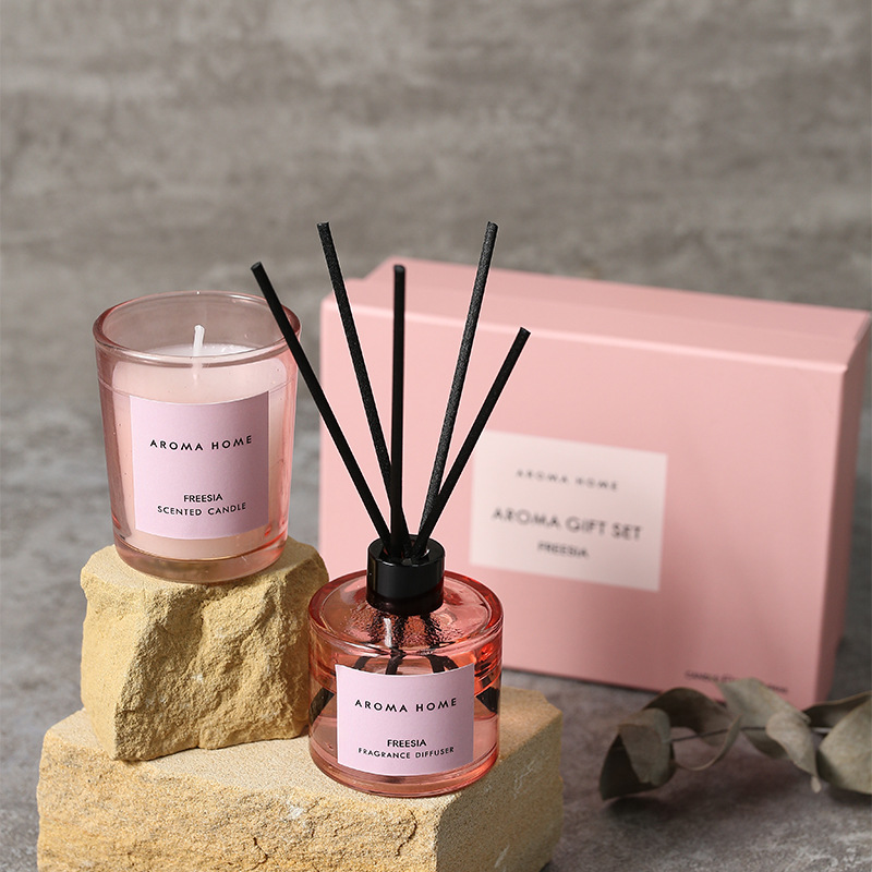 2 buah kotak hadiah Set aromat - Candle Containers ulasan dan harga