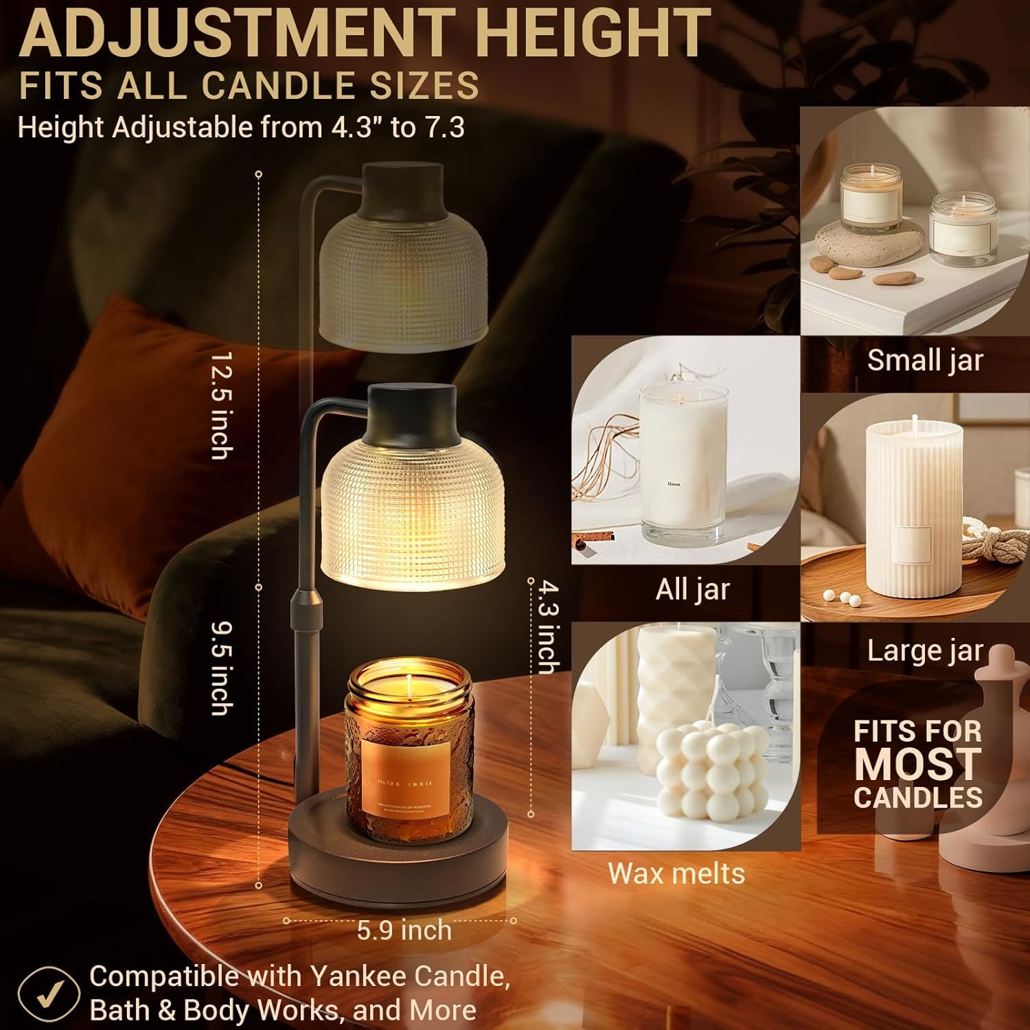 Lampu Pemanas Lilin dengan Tim - Wax Melts ulasan dan harga