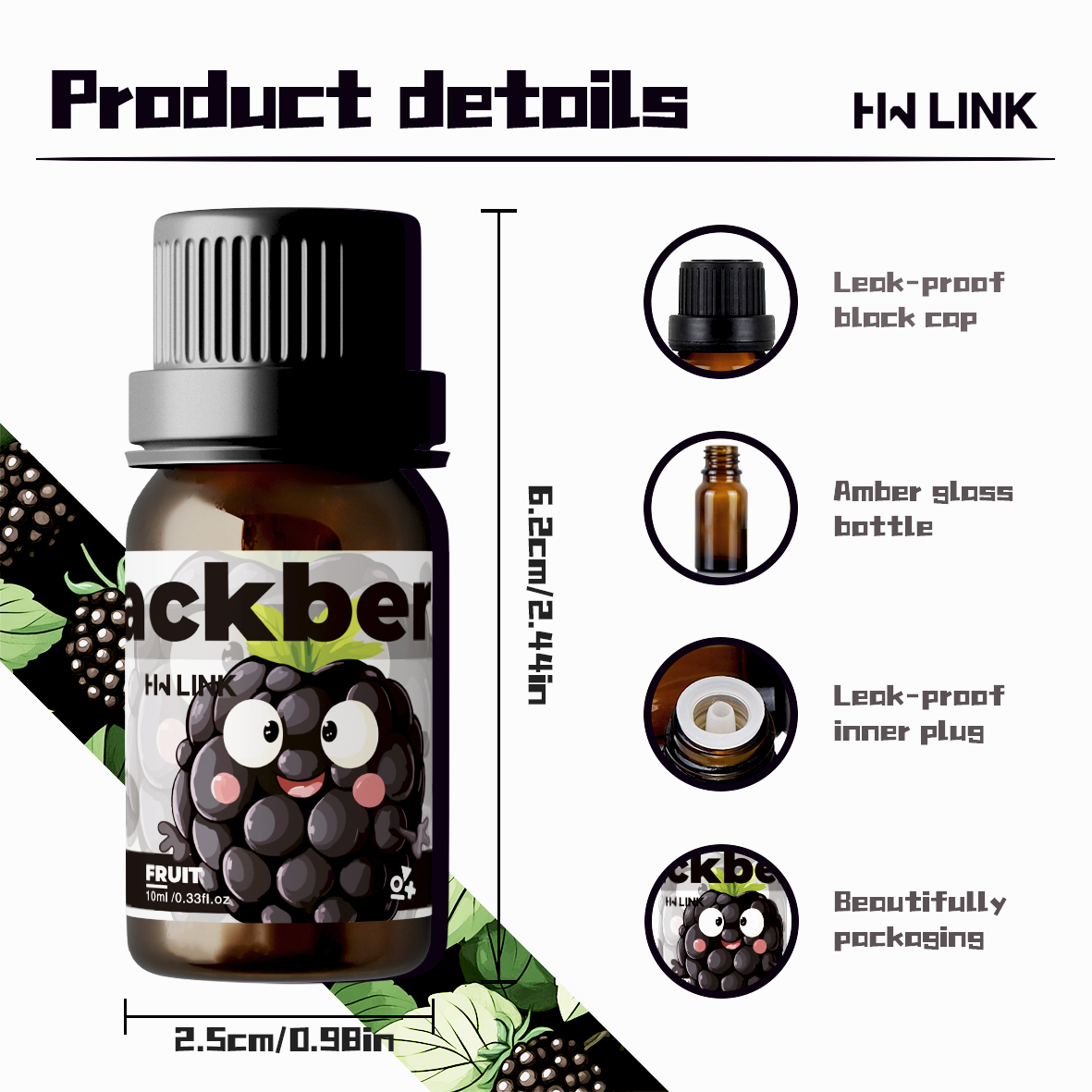 Minyak Aroma Blackberry 10ml M - Candle Fragrance ulasan dan harga