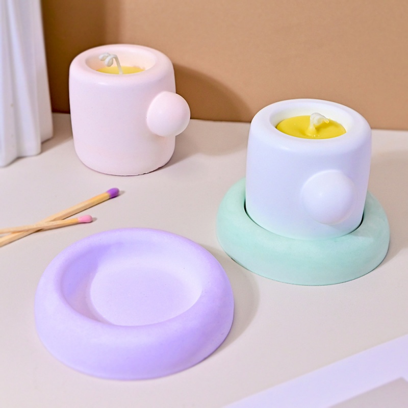 Mug 3D dengan Cetakan Silikon  - Candle Containers ulasan dan harga