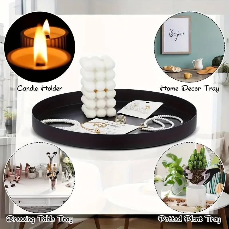 1 Buah Baki ABS Melingkar Hita - Silk Candle ulasan dan harga