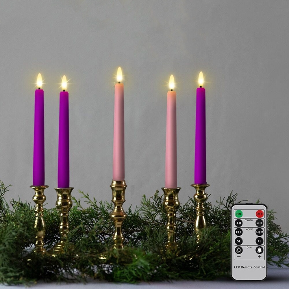 Lampu Lilin LED Berkedip 8 inc - Candle Wick ulasan dan harga