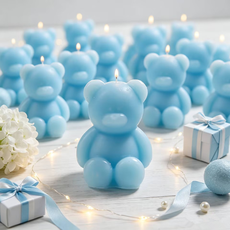 50 buah lilin mandi, hadiah un - Paraffin Wax ulasan dan harga