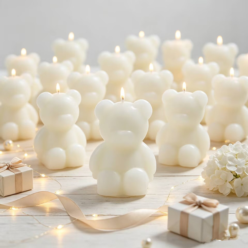 50 buah lilin mandi, hadiah un - Paraffin Wax ulasan dan harga