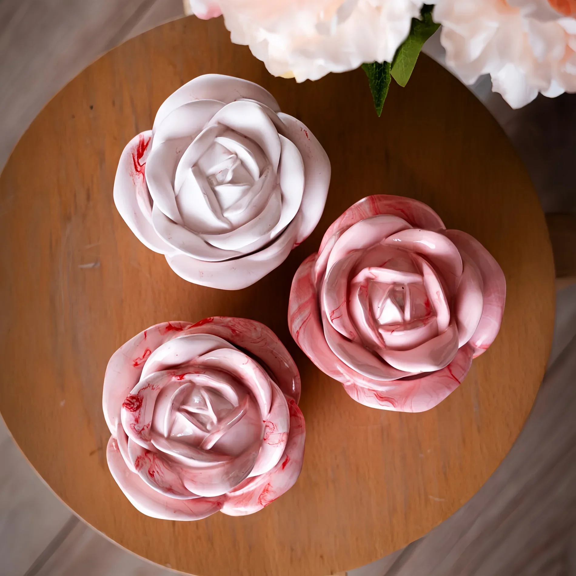 Cetakan Silikon Bentuk Mawar 2 - Candle Molds ulasan dan harga
