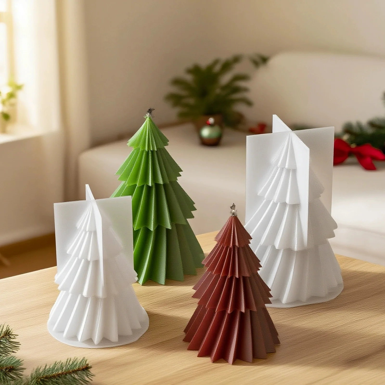 Cetakan Silikon Pohon Natal, C - Candle Molds ulasan dan harga