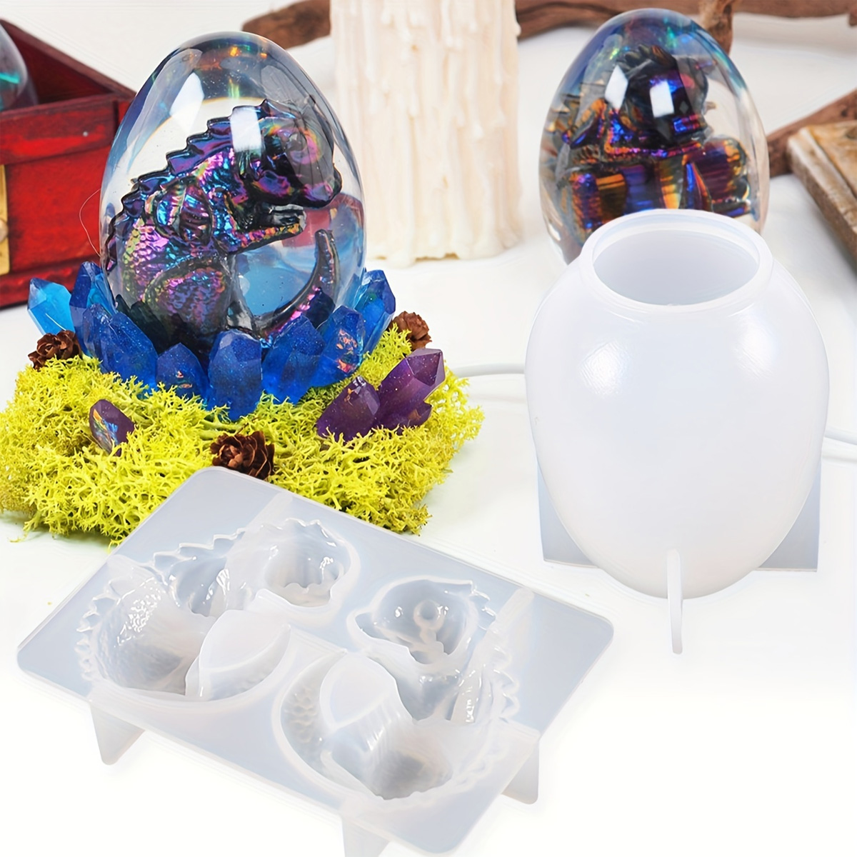 Cetakan Telur Naga Silikon, Se - Candle Making Kit ulasan dan harga