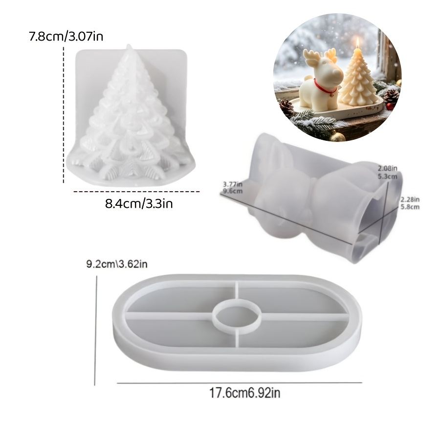 Cetakan Silikon Tanah Liat Set - Candle Making Kit ulasan dan harga