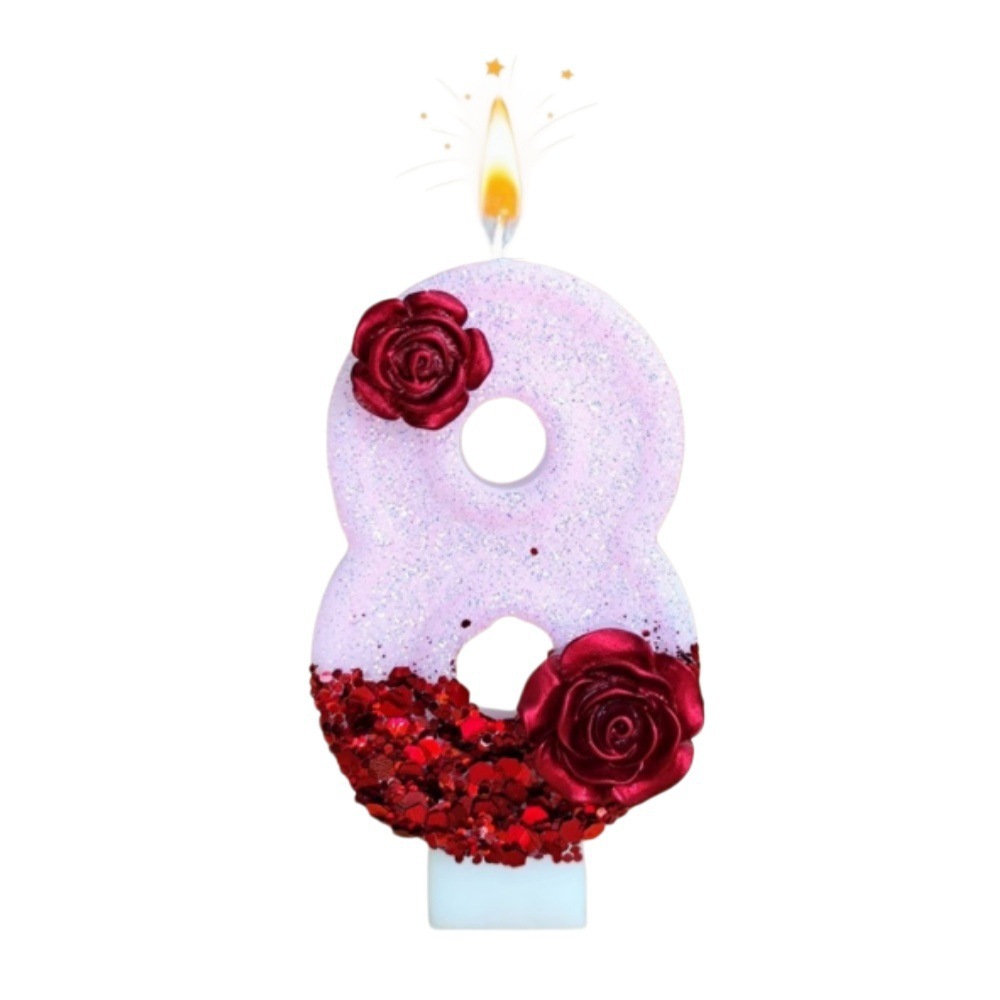 Lilin Ulang Tahun Angka 0 1 2  - Soy Wax ulasan dan harga