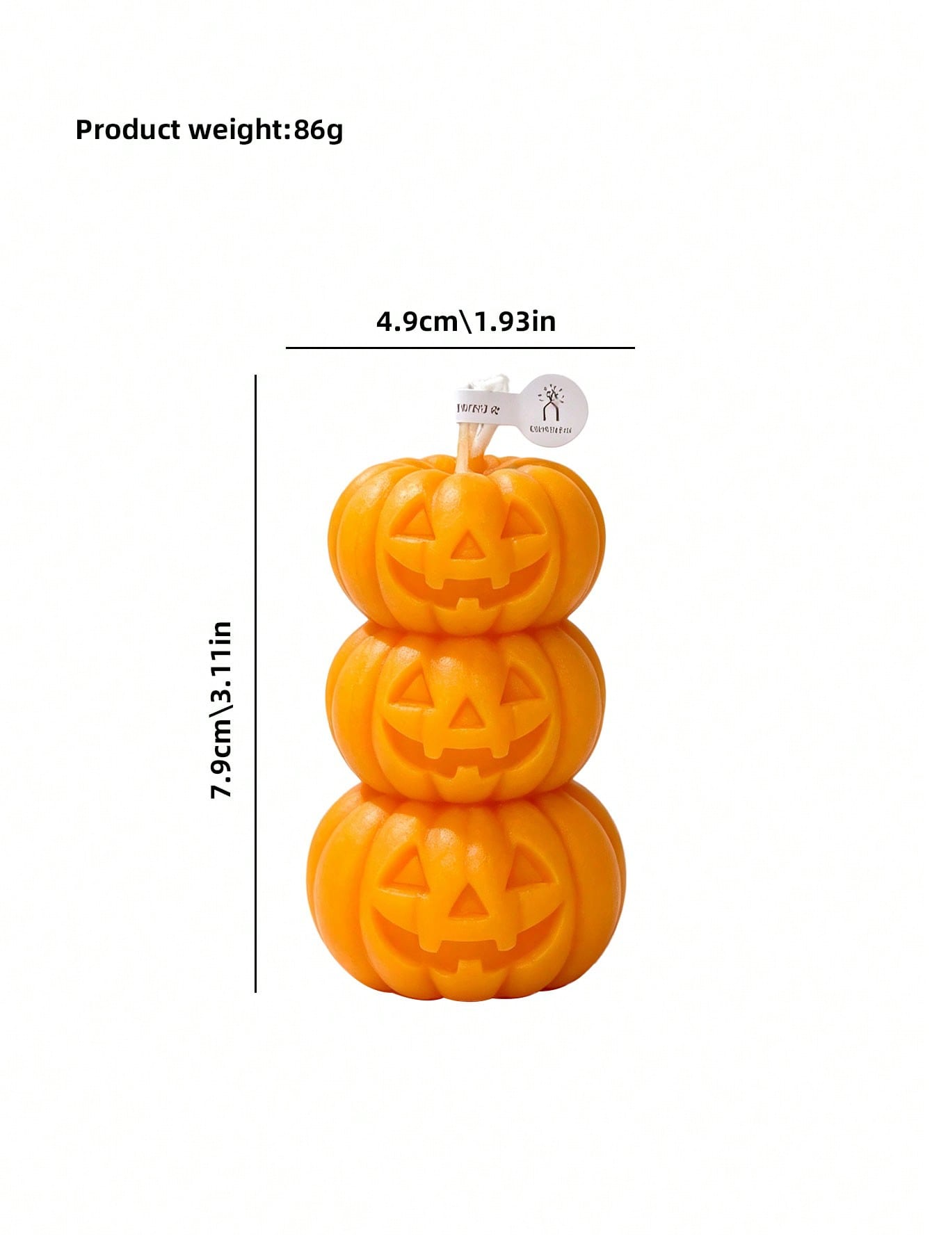 1 buah Lilin Berbentuk Labu 3- - Candle Fragrance ulasan dan harga
