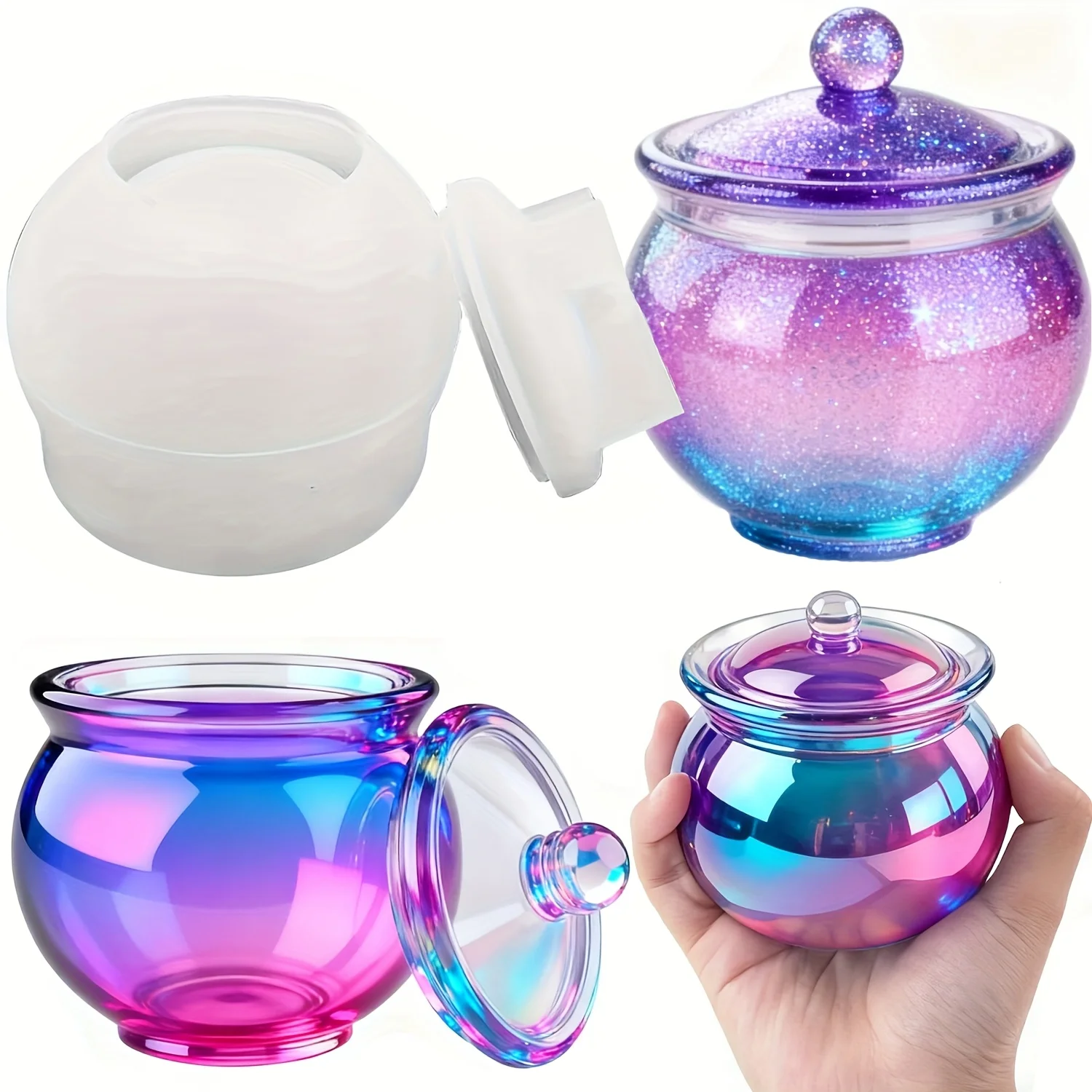 1 set cetakan resin bulat deng - Candle Molds ulasan dan harga