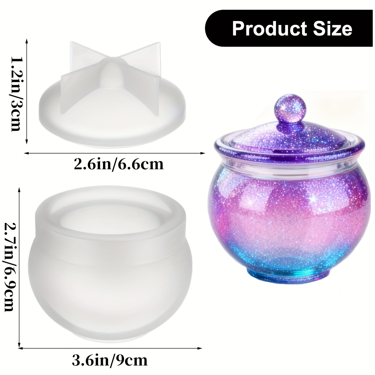 1 set cetakan resin bulat deng - Candle Molds ulasan dan harga