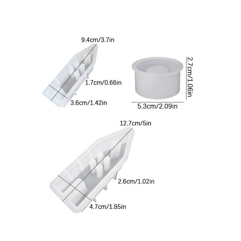 DNEJIU 3pcs Cetakan Resin Sili - Candle Molds ulasan dan harga