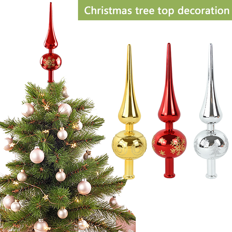 Hiasan Puncak Pohon Natal 23cm - Candle Lighter ulasan dan harga