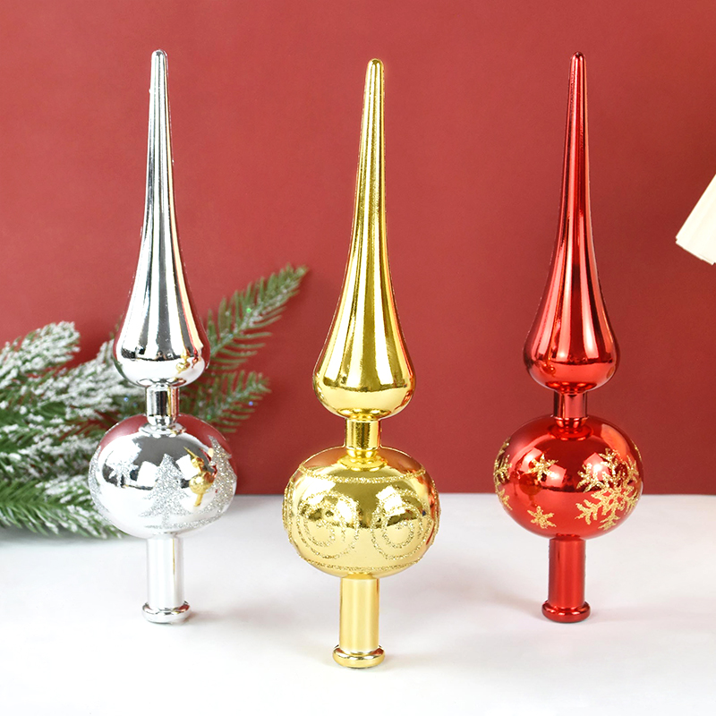 Hiasan Puncak Pohon Natal 23cm - Candle Lighter ulasan dan harga