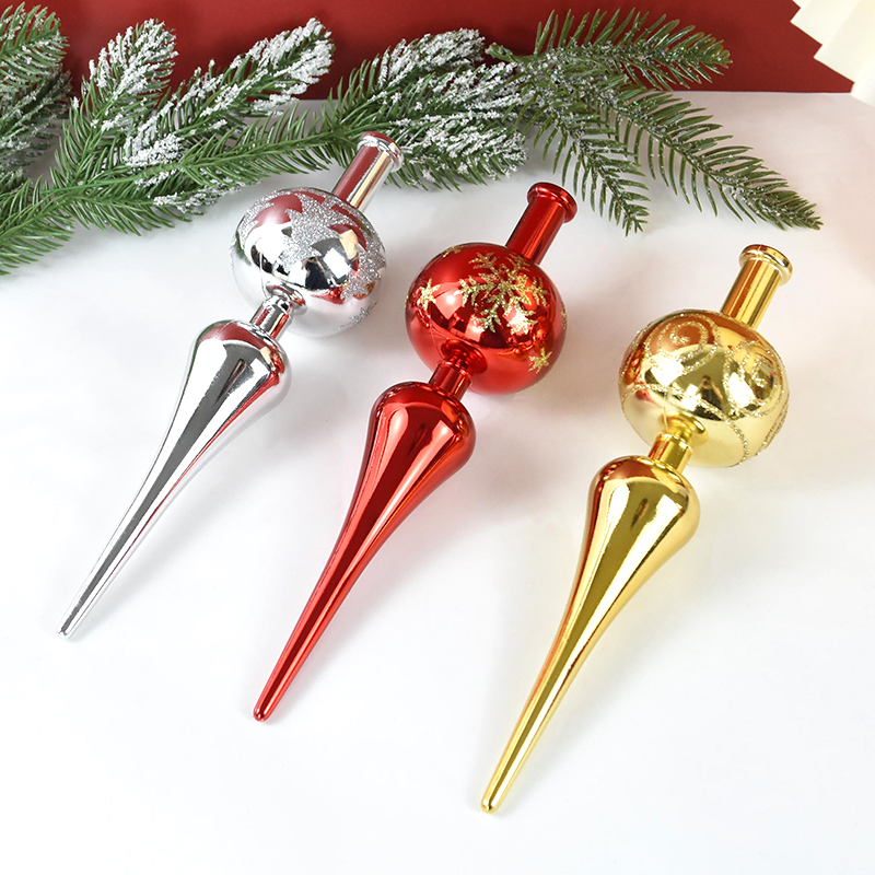 Hiasan Puncak Pohon Natal 23cm - Candle Lighter ulasan dan harga