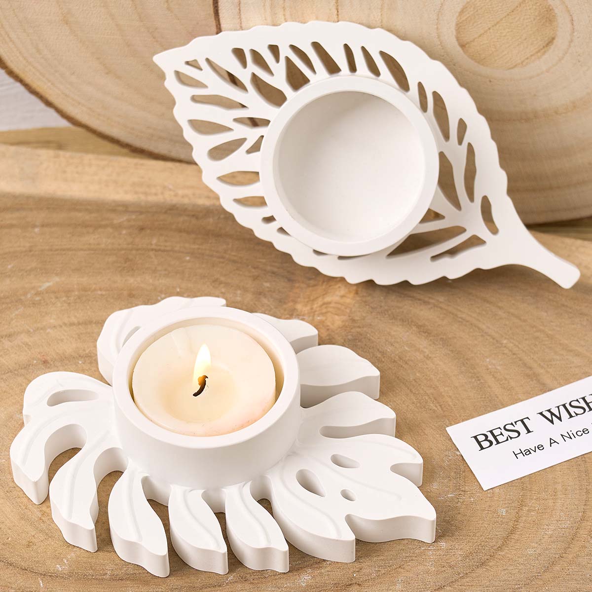Cetakan Silikon Lilin Daun DIY - Candle Lighter ulasan dan harga